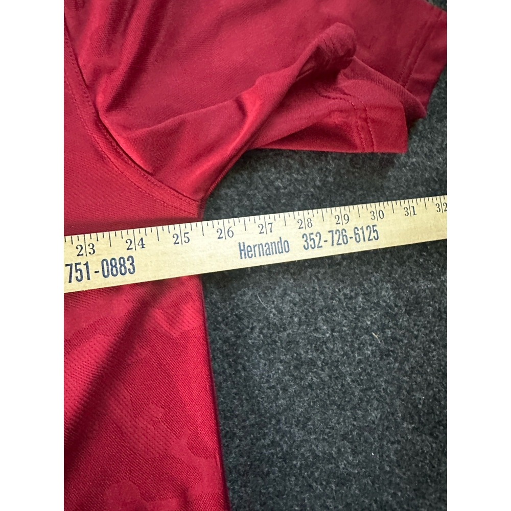 Monterey Club Moisture Wicking Dry Swing+WAIKOLOA Golf Mens Red Polo shirt XXL - Picture 5 of 7